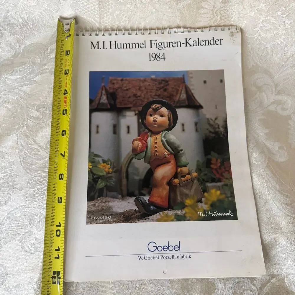 Vintage 1984 M I Hummel Figuren Kalender Goebel West Germany Complete
